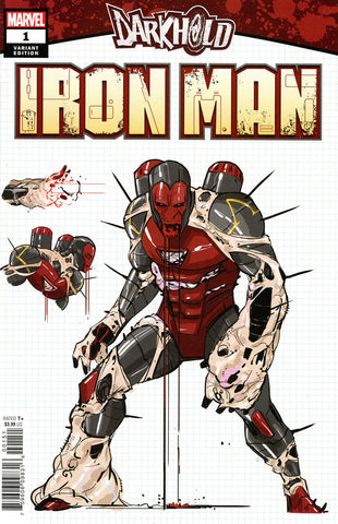 Darkhold Iron Man #1 1:10 Cian Tormey Design Incentive