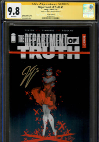 Department of Truth #1 CGC 9.8 Signature Series Tynion